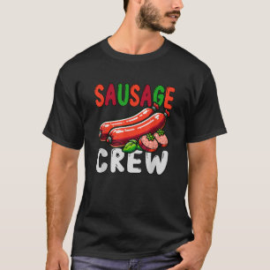 Sausage Funny Crew Kostüm Candy Cake Lover Kinder T-Shirt