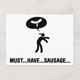 Sausage Lover Postkarte