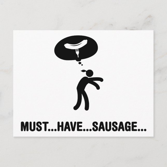 Sausage Lover Postkarte (Vorderseite)