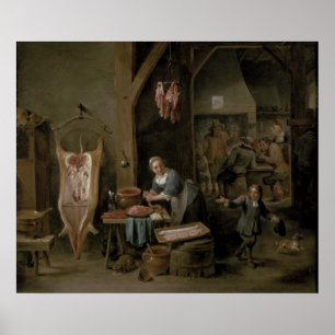 Sausage-making, 1651 poster