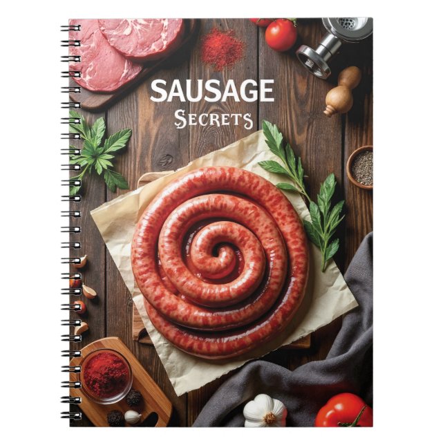 Sausage Making Recipes Notizblock (Vorderseite)