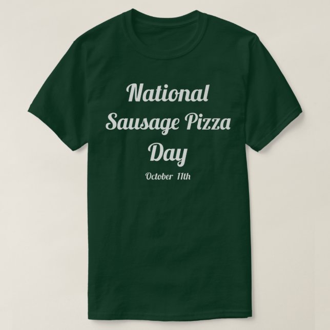 Sausage Pizza Premium  T-Shirt (Design vorne)