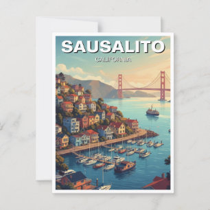 Sausalito California Postkarte