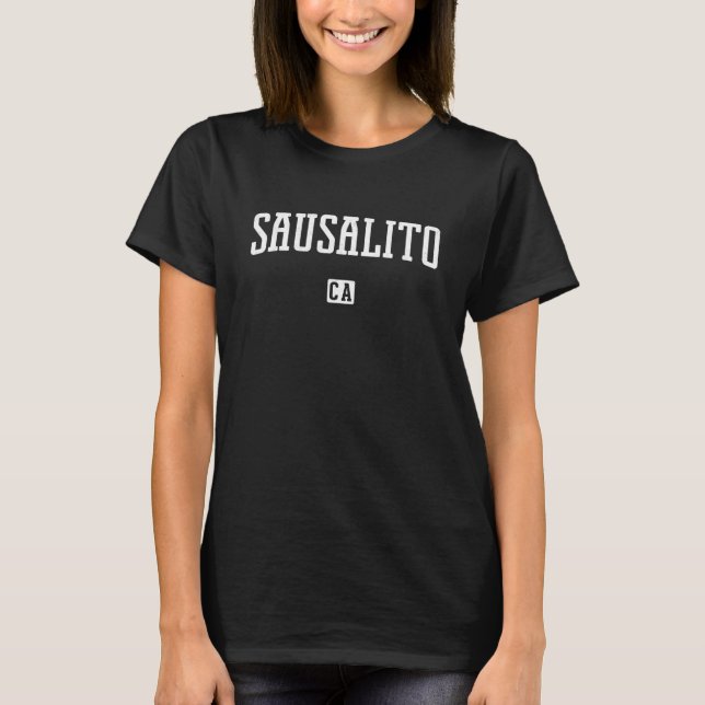 Sausalito California Vintag T-Shirt (Vorderseite)