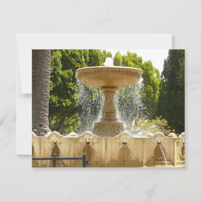 Sausalito Fountain California Travel Fotografy (Vorderseite)