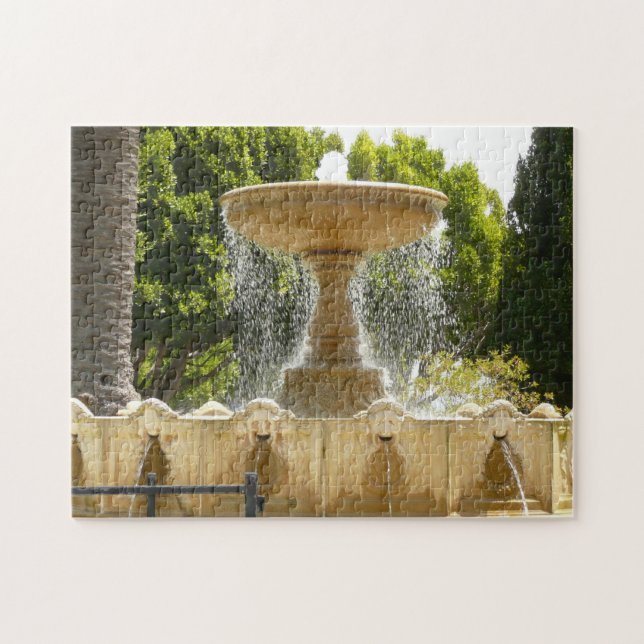 Sausalito Fountain California Travel Fotografy Puzzle (Horizontal)