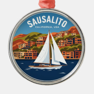 Sausalito Kalifornien Ornament Aus Metall