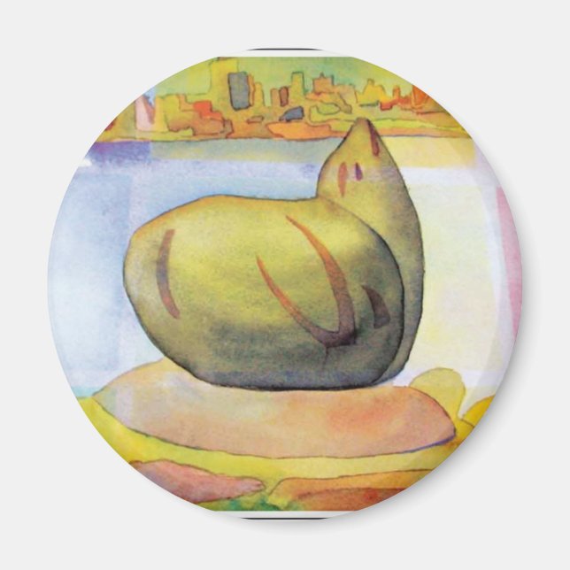 Sausalito-Seelöwe Magnet (Vorne)