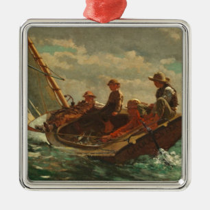 Sausen herauf (ein angemessener Wind) 1873-76 Silbernes Ornament