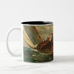 Sausen herauf (ein angemessener Wind) 1873-76 Zweifarbige Tasse