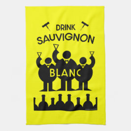 Sauvignon Blanc Wein Drinker Geschirrtuch