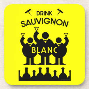 Sauvignon Blanc Wein Drinker Getränkeuntersetzer
