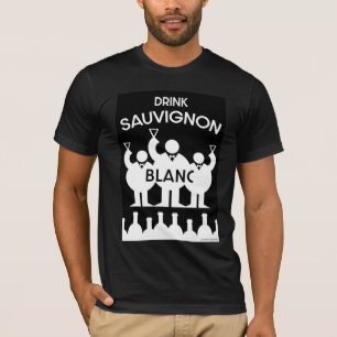 Sauvignon Blanc Wein Drinker Poster T-Shirt