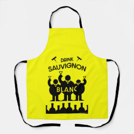 Sauvignon Blanc Wein Drinker Schürze