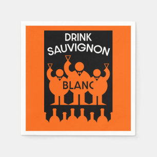 Sauvignon Blanc Weintrinker Serviette