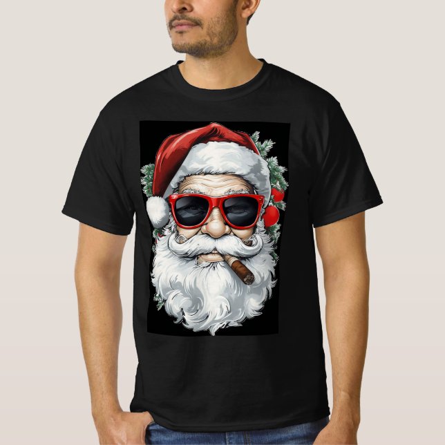 Savage Santa angepasstes T-Shirt (Vorderseite)
