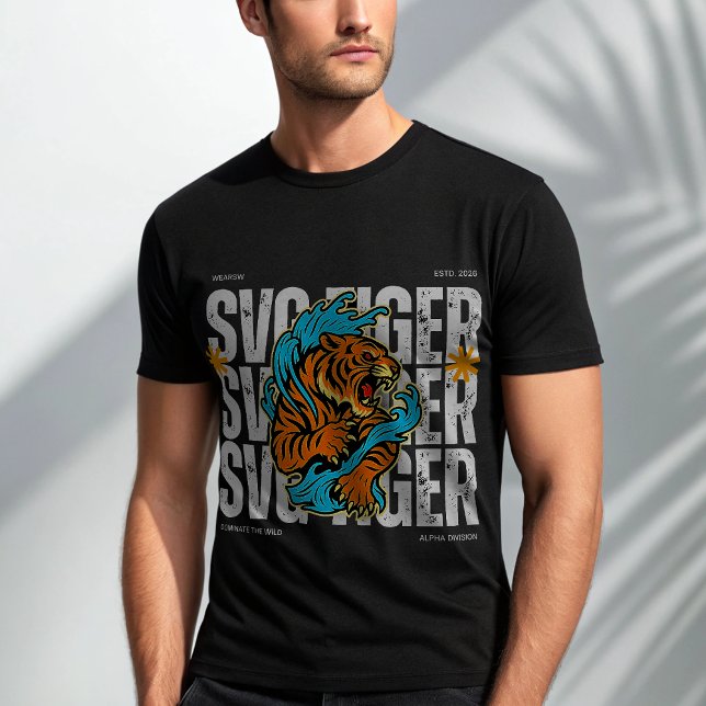 Savage Tiger Alpha Division T-Shirt | Streetwear  (Von Creator hochgeladen)