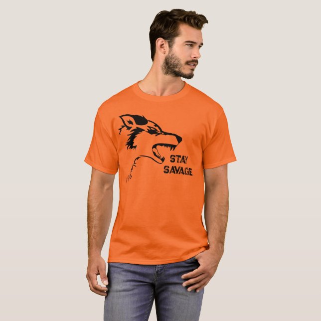 Savage Wolf T-Shirt (Vorne ganz)