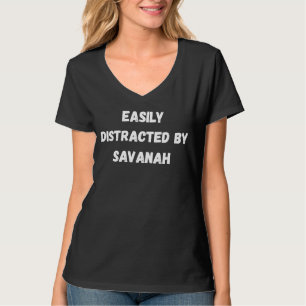 Savanah leicht von der Savanah abgelenkt T-Shirt