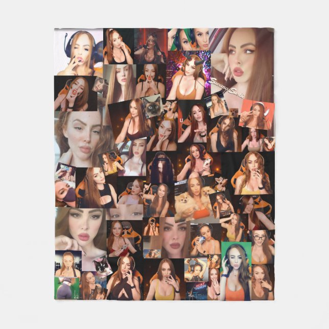 Savanasushi Selfie Blanket Fleecedecke (Vorderseite)