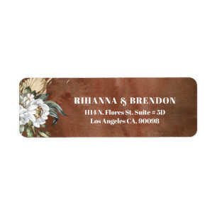Savanna Blume braune Papiertextur