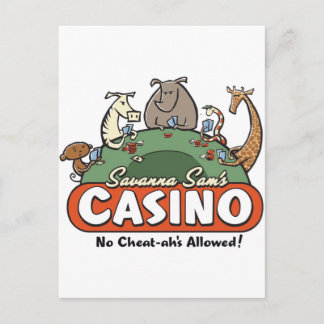 Savanna Casino Postkarte