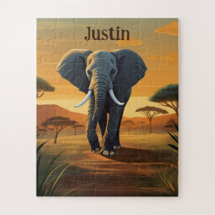 Savanna Elephant Puzzle