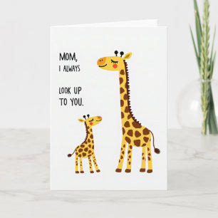 Savanna-Mutter-Lieb-Dich-Karte Karte