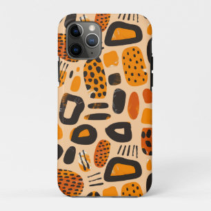 "Savanna Pop: Stammes-Vibes in Orange und Schwarz" Case-Mate iPhone Hülle