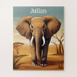 Savanna Sonnenuntergang Puzzle