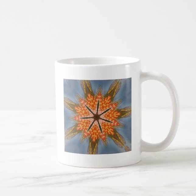 Savanna Star Bloom - Eine kühne afrikanische Tiera Tasse (Rechts)
