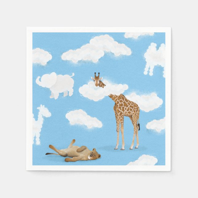 Savanna-Wolken Serviette (Vorderseite)
