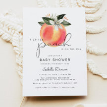 Savannah - A little Peach Baby Shower Peaches