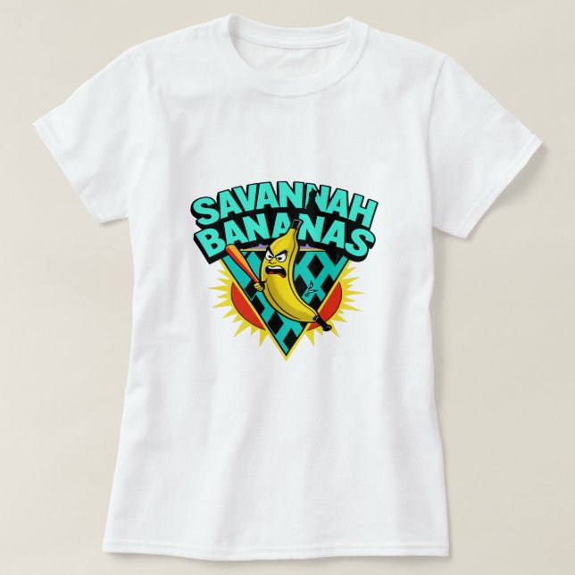 Savannah Bananas – Fun & Wild Baseball Tee (Design vorne)
