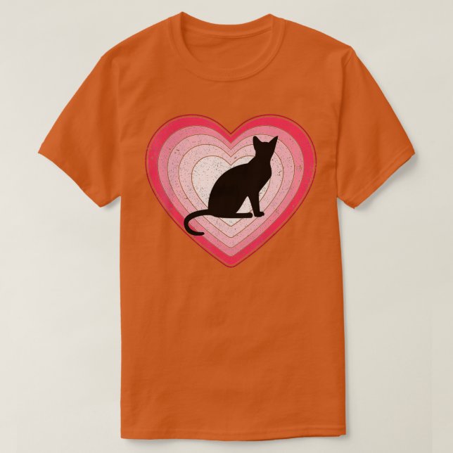 Savannah Cat Heart Valentine's Day Lovers Kitten G T-Shirt (Design vorne)