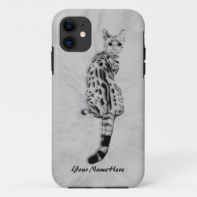 Savannah Cat Personal iPhone 5 Fall Case-Mate iPhone Hülle (Rückseite)