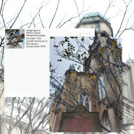 Savannah Congregation Mickve Israel Fotografie Postkarte