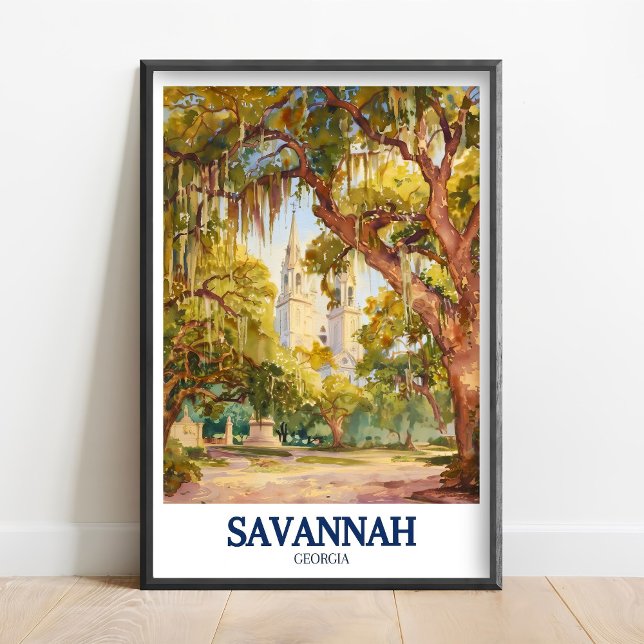 Savannah GA Drucke - Forsyth Park - Kathedrale von (Von Creator hochgeladen)