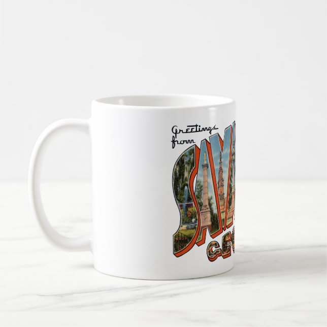 Savannah GA Kaffeetasse (Links)