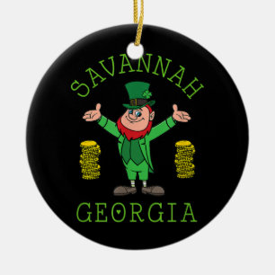 Savannah GA  Keramik Ornament