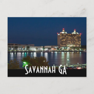 Savannah GA Postkarte
