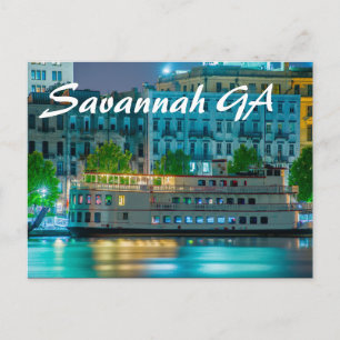 Savannah GA Postkarte