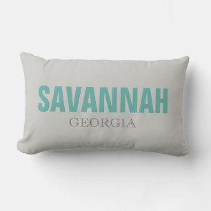 Savannah Georgia Beach Throw Pillow Lendenkissen