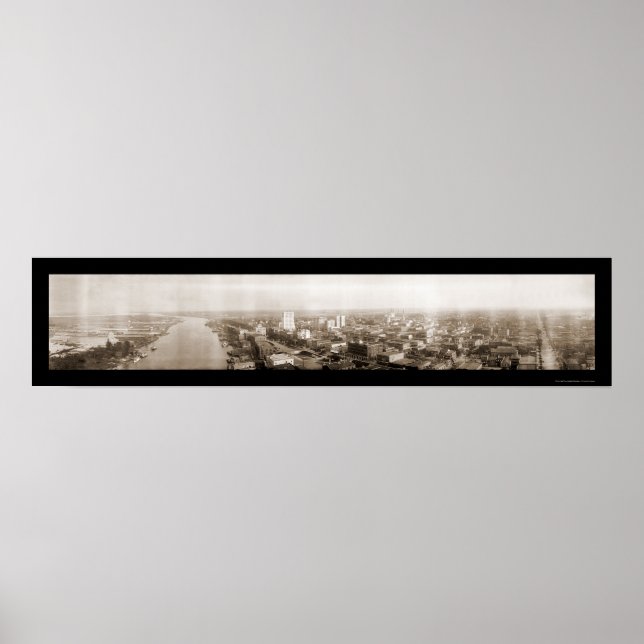 Savannah Georgia Foto 1912 Poster (Vorne)