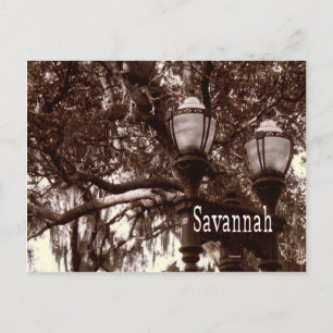 Savannah Georgia Postkarte