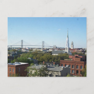 Savannah Georgia Postkarte