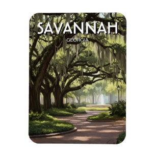 Savannah Georgia Reise Magnet