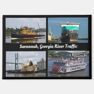 Savannah, Georgia Schifffahrtsweg Magnet