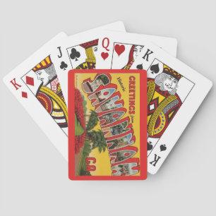 Savannah Georgia Spielkarten