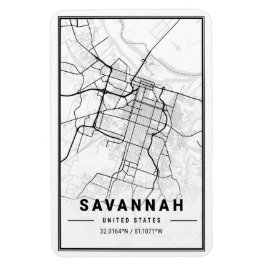 Savannah Georgia USA Travel City Map Magnet